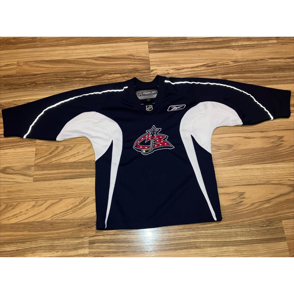 Columbus Blue Jackets Reebok Hockey Jersey Youth size M 10/12